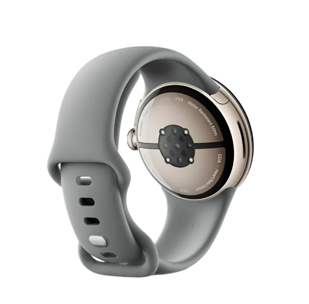 A high-quality product image of the Google Pixel Watch 2.